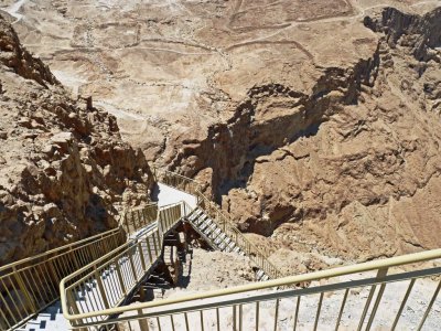 Stairs Up the West Side of Masada