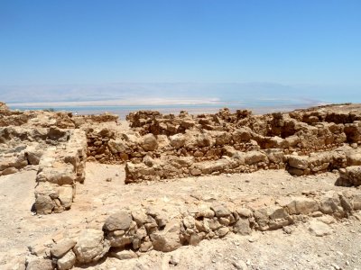 Remains of Barracks & Jewish Rebel Housing at Masada