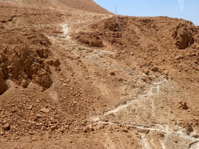 Snake Path Up the East Side of Masada