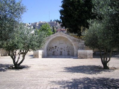 Mary's Well in Nazareth Where Greek Orthodox Tradition Believes the Angel Announced to Mary that She Would Bear the Son of God