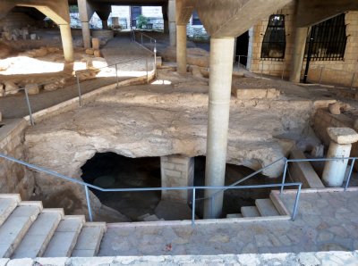 Part of the 'Ancient Village of Nazareth' at the Church of the Annunciation Date to the 7th Century BC