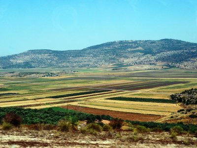 Farming in the Jordan Rift Valley between Israel & Jordan