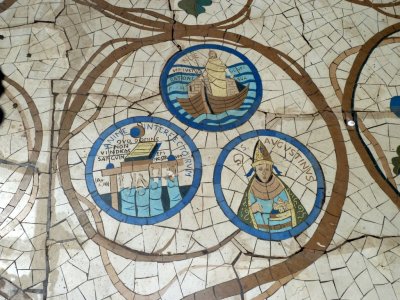 Byzantine Mosaics Outside the Chuch of the Beatitudes