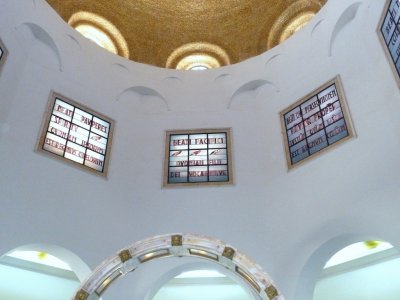 The Church of the Beatitudes' Floor Plan is Octagonal; Representing the 8 Beatitudes