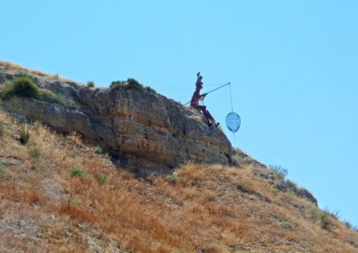 'Fisher of Men' Sculpture on the Golan Heights