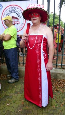 Red Dress Run 2012 at Louis Armstrong Park