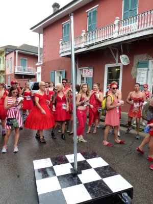 Dance Pole  on Bourbon Street