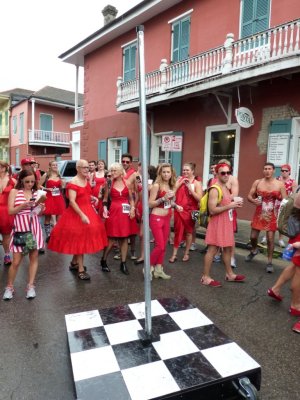 Dance Pole on Bourbon Street