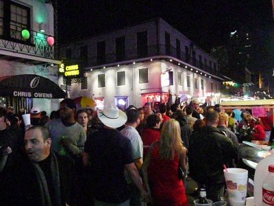 Street Level View of Bourbon St