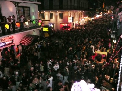 Bourbon St. on New Year's Eve 2007