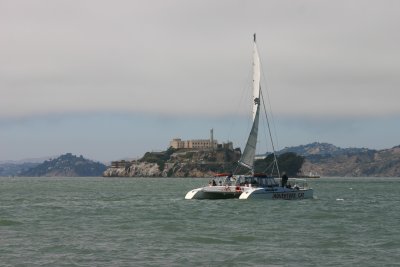Catamaran in the Bay