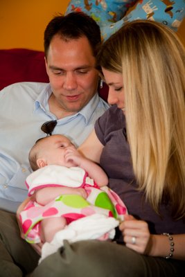 Amelia with Aunt Katie & Uncle Wayne