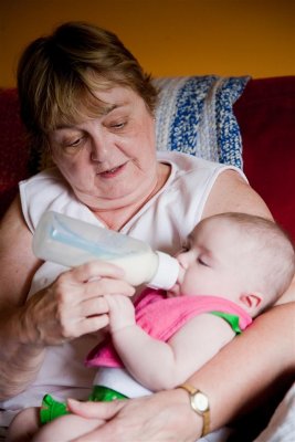 Grandmom Elizabeth & Amelia