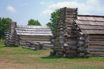 Continental Army cabins