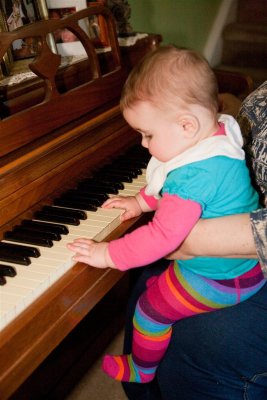 Ticklin' the ivories