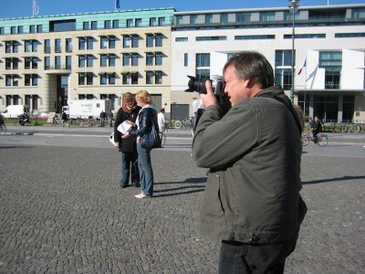 Shooting at the Brandenburg Gate