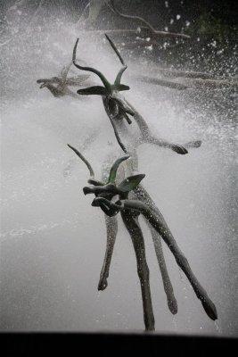 Zoo fountain sculpture