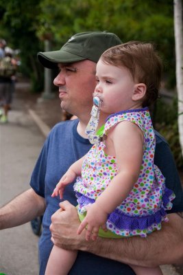 Better vantage point than the stroller