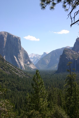 Yosemite Valley from overlook