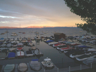 Harold's picture of Tahoe sunset