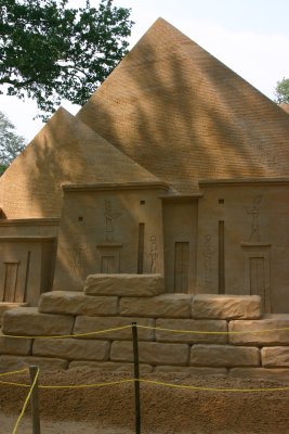 Blocks of sand
