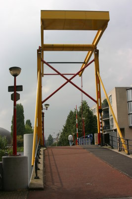 Colorful drawbridge