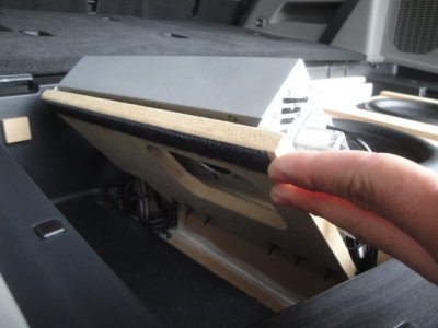 Tilting up allows access to gain controls