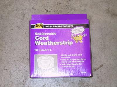 Cord weatherstrip I use for sealing speakers.