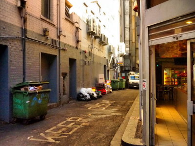 Iconic Melbourne Alley or We Are Lost