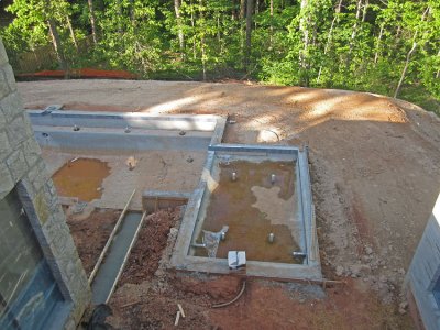 Day 200 - Pool Area From Terrace Grading Complete