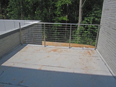 Day 211 - Terrace Stainless Cable Railing Complete