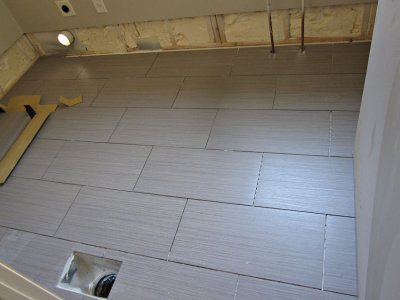 Day 221 - Laundry Room Tiled