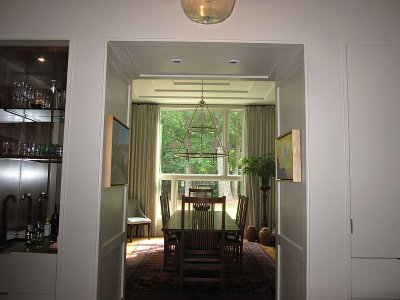 View From Main Hallway Into Dining Room