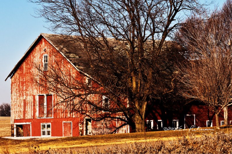 The center of all farms are the outbuildings and perhaps the first put up is always a barn.
An image may be purchased at http://fineartamerica.com/featured/windows-and-doors-edward-peterson.html