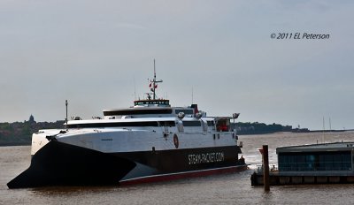 Big boat on the river.