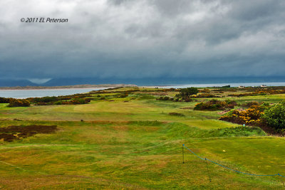 Dooks Golf Links, didn't play due to weather conditions, established 1889 at the head of Dingle Bay.