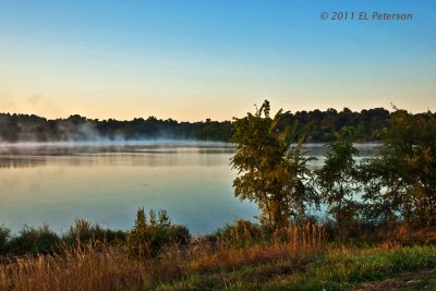 You can really hear the fish jumping at this time of day.