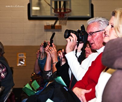 You know you are at a school program when .... everyone has a camera going.