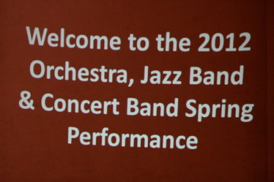 Orchestra, Jazz Band, and Concert Band