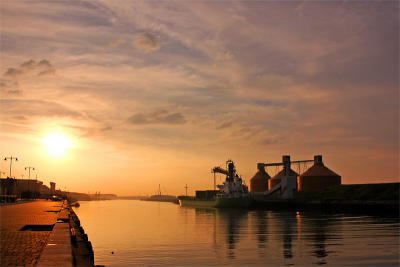 Sunset at Blyth Harbour