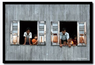 Pair or Windows, Inle Lake, Myanmar