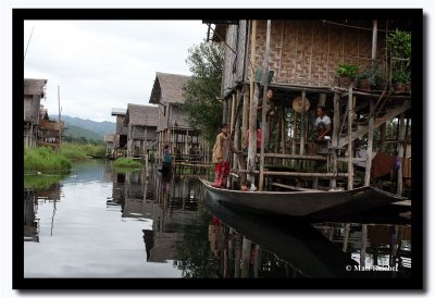 Stilt Home Reflections on Inle Lake, Myanmar.jpg