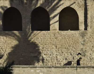 <B>Shadows</B> <BR><FONT SIZE=2>Sousse, Tunisia - 2008</FONT>