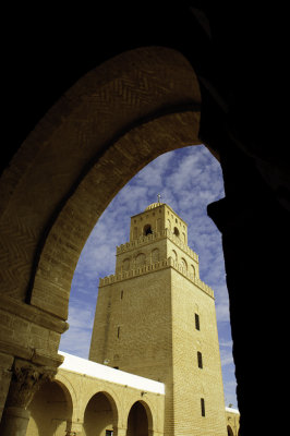 <B>The Great Mosque</B> <BR><FONT SIZE=2>Kairouan, Tunisia - November 2008</FONT>