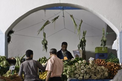 Vegetable Merchant Djerba, Tunisia - November 2008