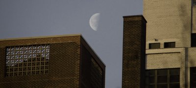 Moon Rise New York City - March 2009