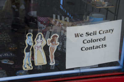 Colored Contacts Los Angeles, California - June - 2012