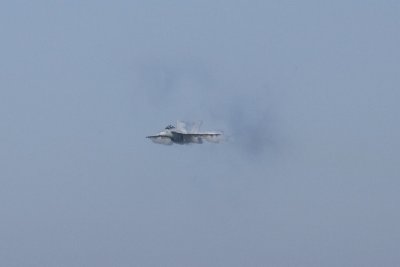 Sequence of F/A-18 8 of 11, 0.12 seconds apart