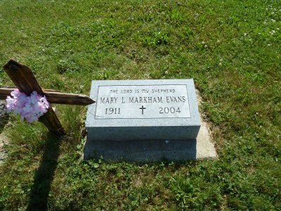 Evans-Markham, Mary L.  Section 6 Row 9
