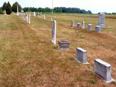 End stones in Row 18